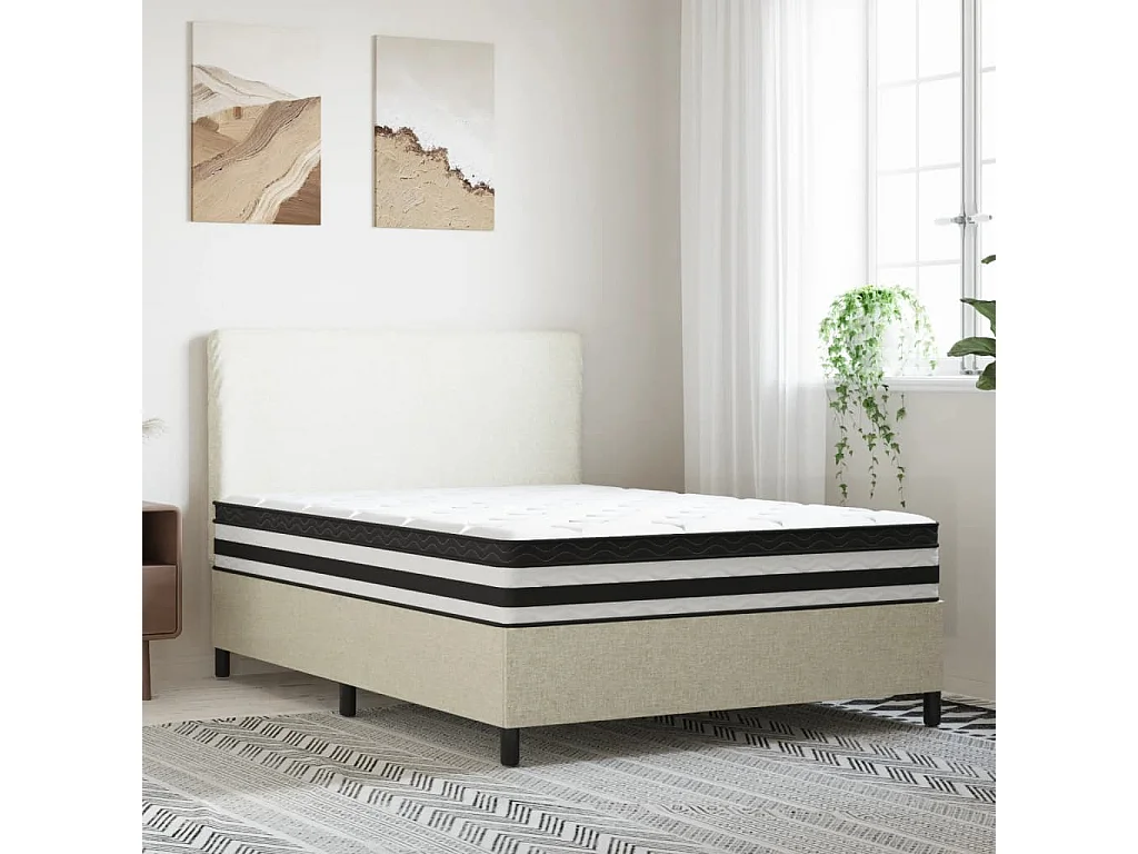 Matelas à ressorts ensachés moyen 140x200 cm FR51308