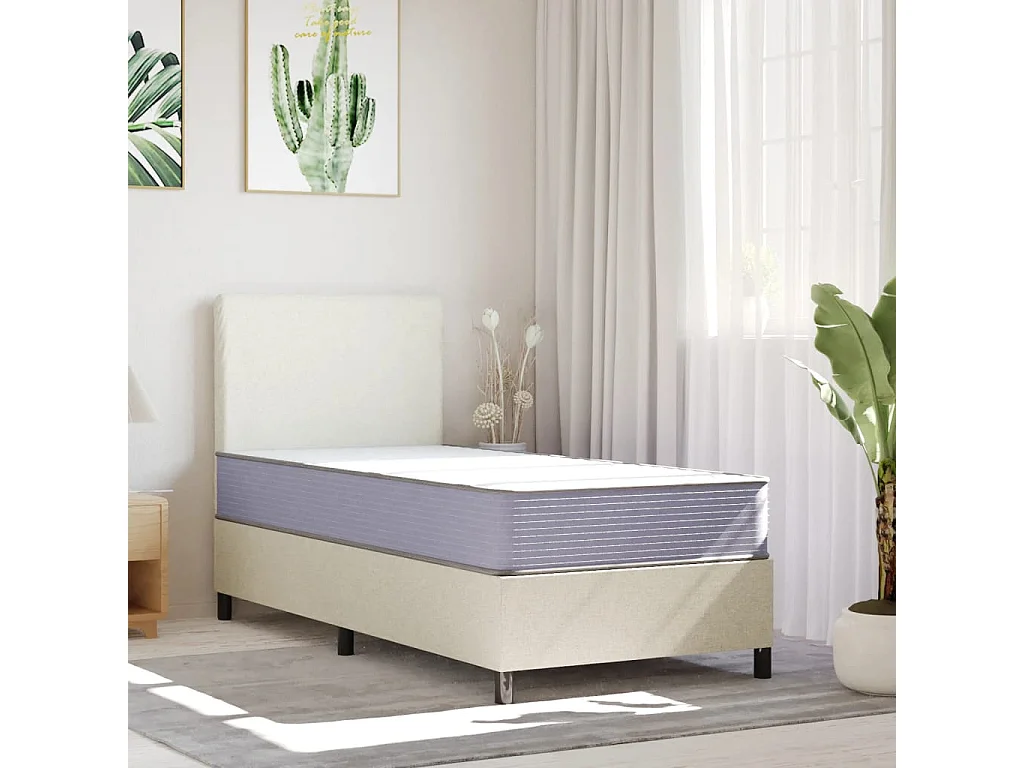 Matelas en mousse moyennement doux 90x190 cm FR22305