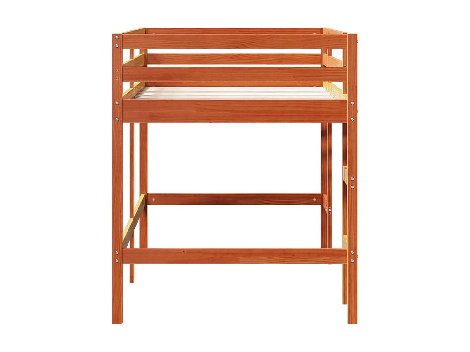 Lit mezzanine enfants avec échelle 90x190 cm bois de pin massif FR89523