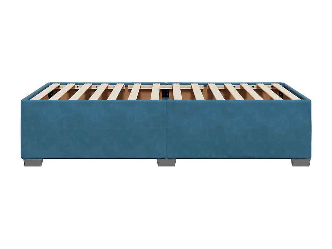 Cama para adulto - de terciopelo azul 80x200 cm ES582155