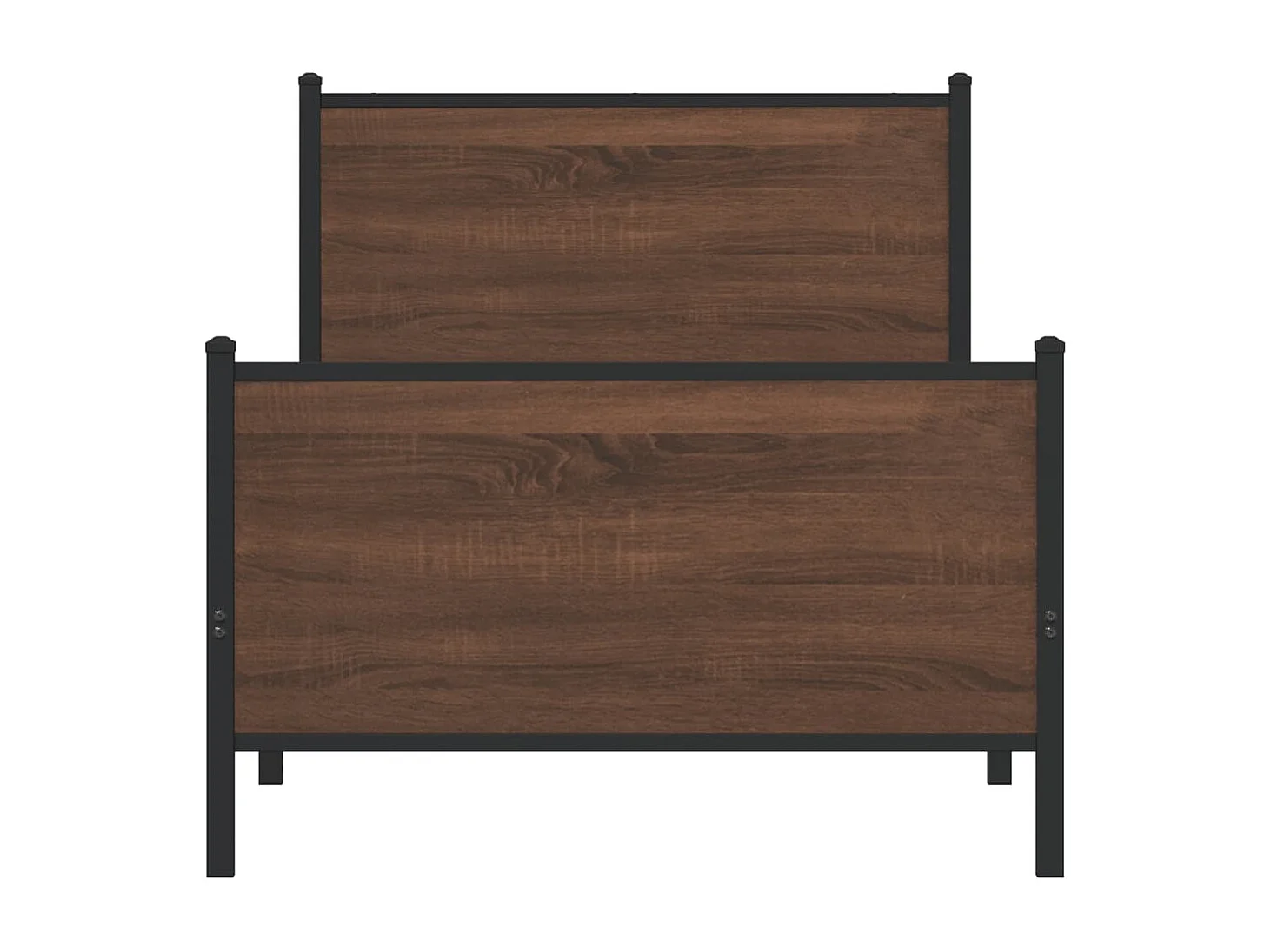 Cama - 107x203cm, sem colchão metal carvalho castanho PT353152