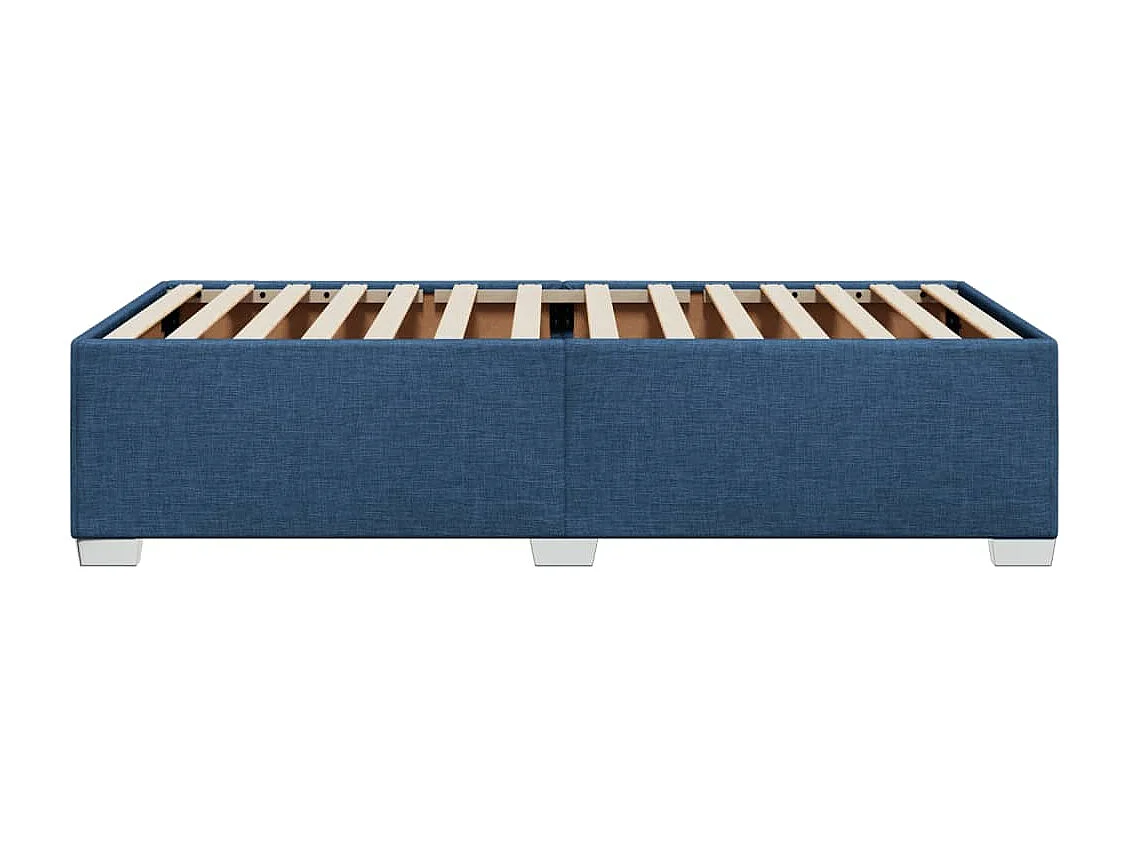Lit adulte Bleu 100 x 200 cm Tissu FR75939