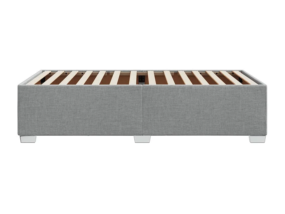 Bedframe stof lichtgrijs 100x200 cm BE612791