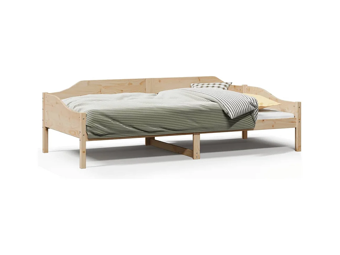 Bedframe massief grenenhout 80x200 cm BE684074