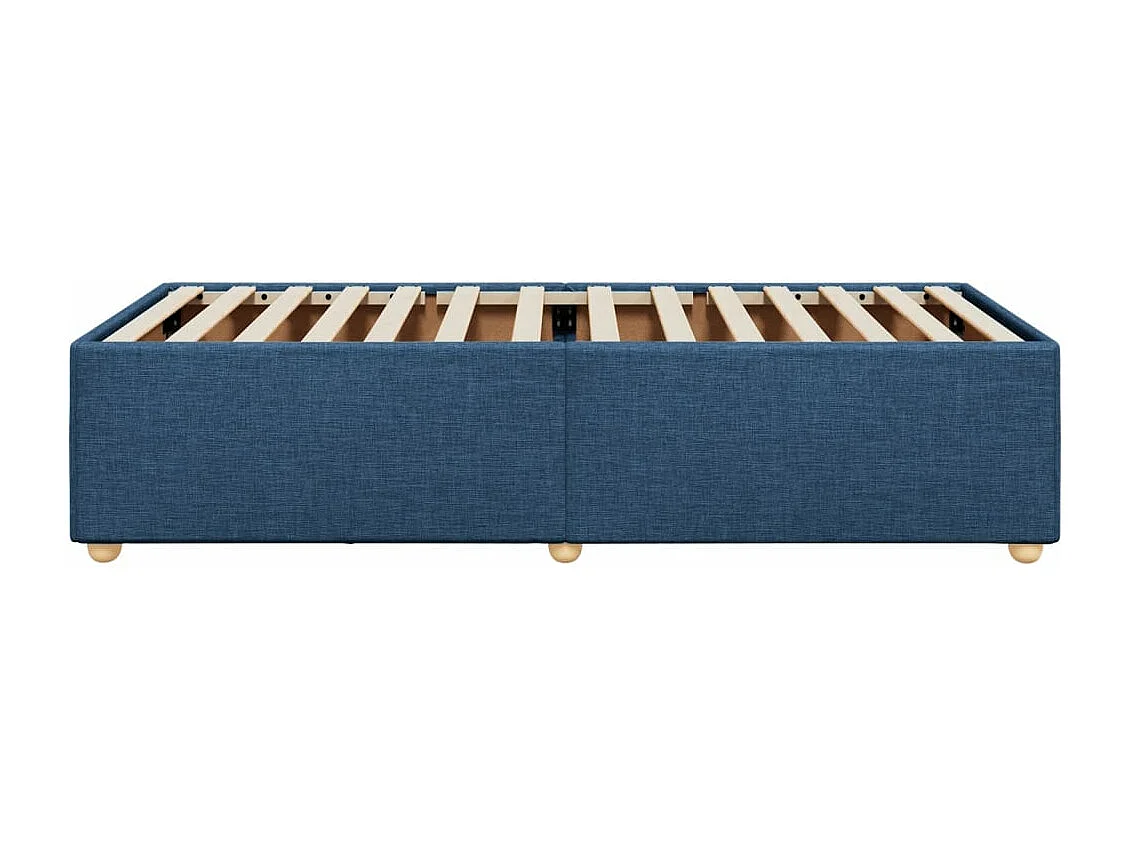 Lit adulte Bleu 90x190 cm Tissu FR79539