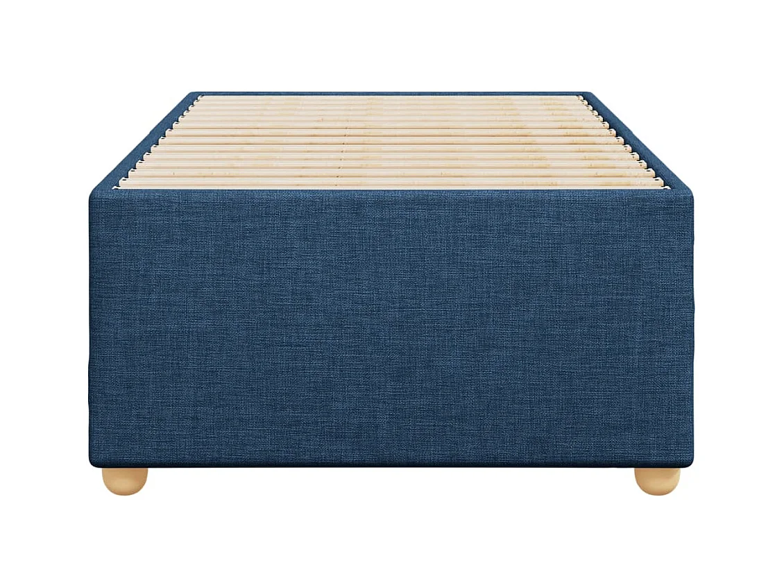 Lit adulte Bleu 90x190 cm Tissu FR79539
