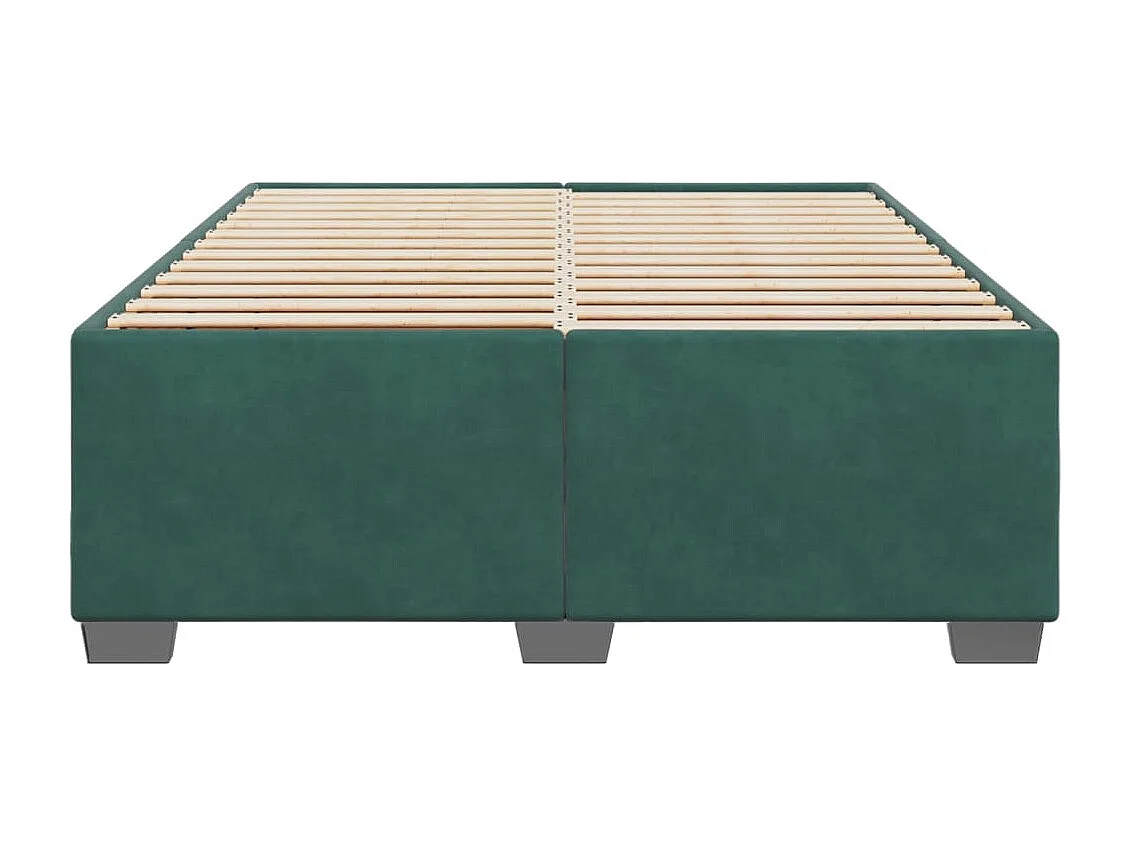 Bedframe fluweel donkergroen 140x190 cm BE828550