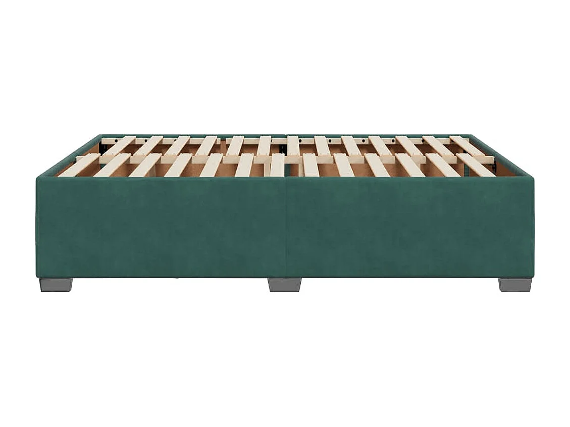 Bedframe fluweel donkergroen 140x190 cm BE828550