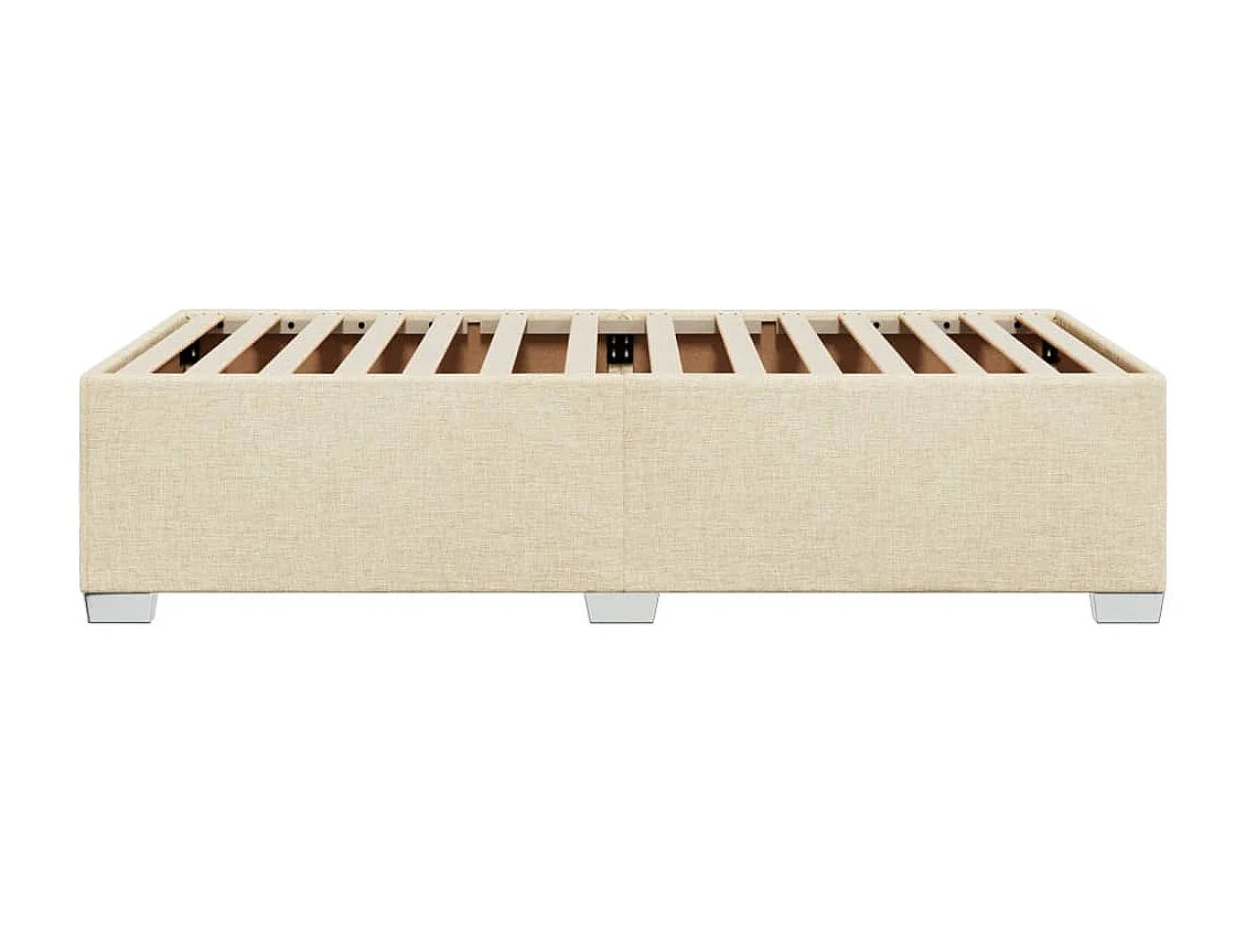 Cama - 90x200 cm tecido cor creme PT346754