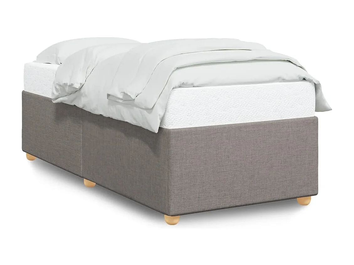 Cama para adulto - de tela gris taupe 100x200 cm ES824620
