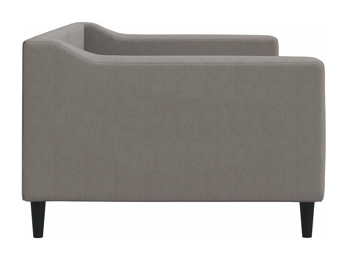 Slaapbank 90x200 cm stof taupe BE905175