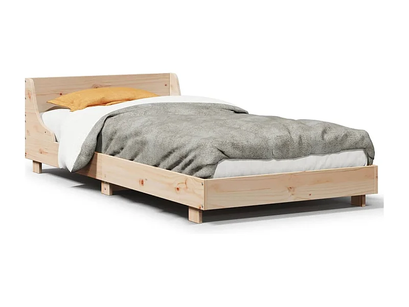 Cama para adulto - sin colchón madera maciza de pino 100x200 cm ES301289