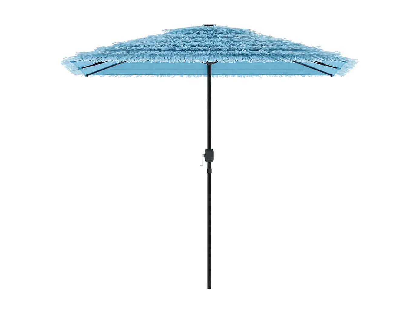 Parasol de jardin avec mât en acier bleu 248x248x248 cm FR87165