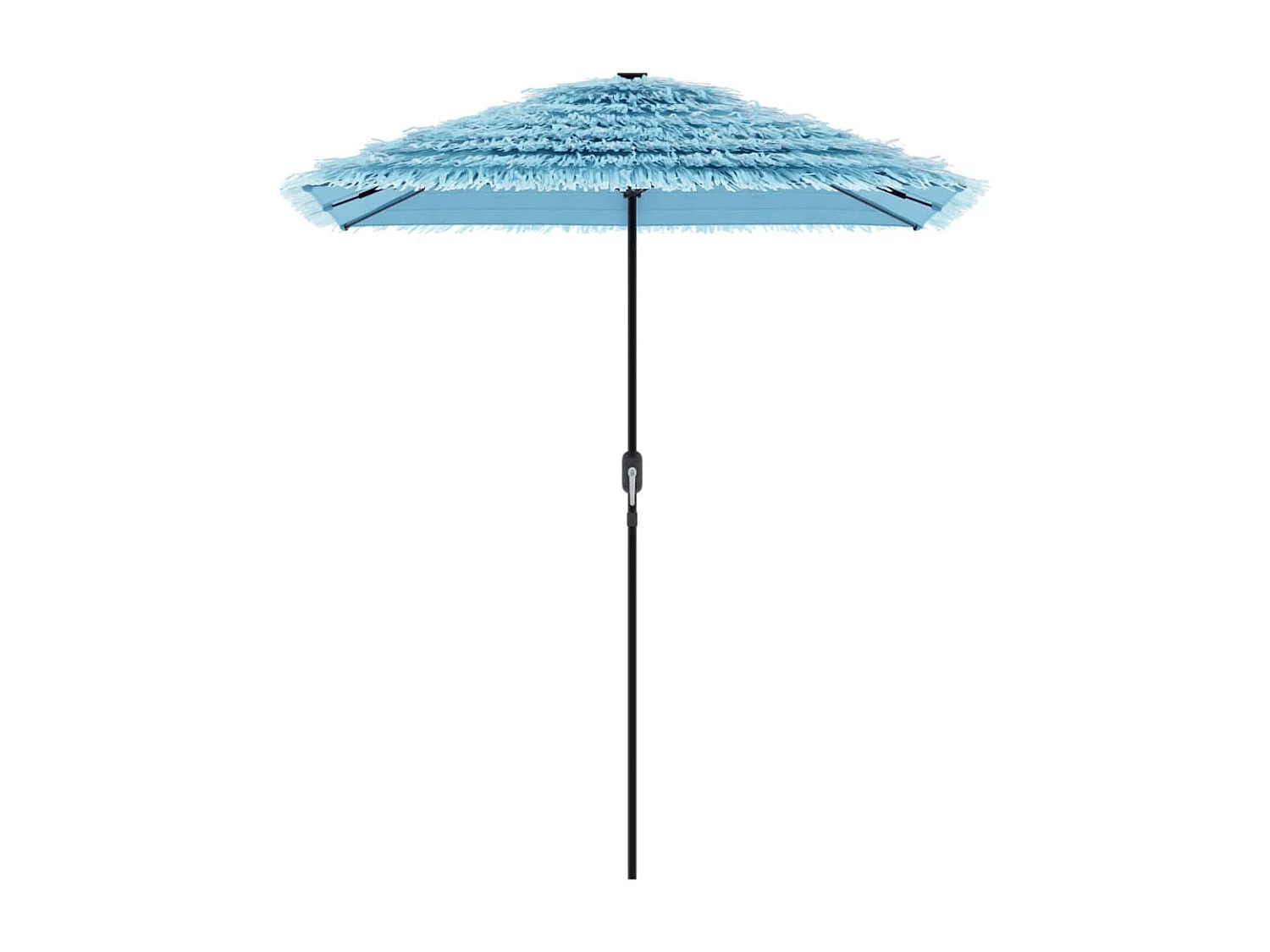 Parasol de jardin avec mât en acier bleu 300x200x250 cm FR53875