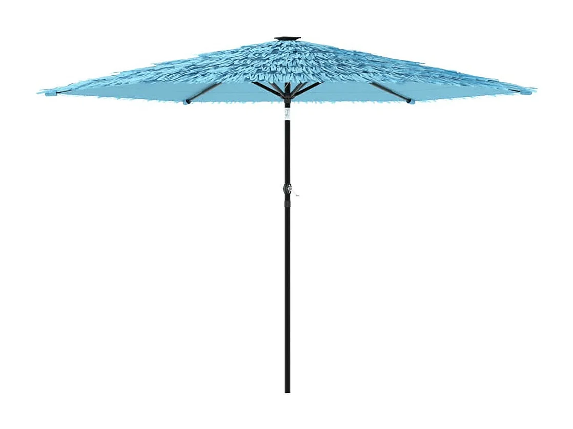 Parasol de jardin avec mât en acier bleu 288x288x225 cm FR66404