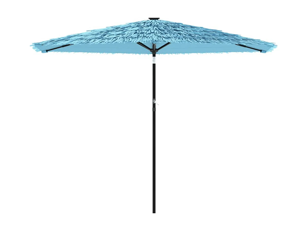 Parasol de jardin avec mât en acier bleu 288x288x225 cm FR66404