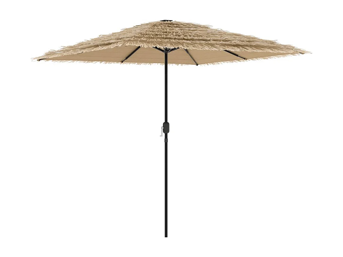 Parasol met stalen paal 248x248x248 cm bruin BE213349