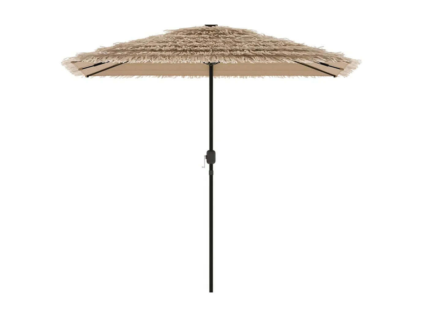Parasol met stalen paal 248x248x248 cm bruin BE213349