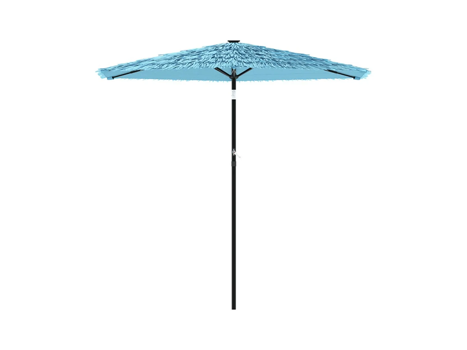 Parasol de jardin avec mât en acier bleu 223x223x213 cm FR87959