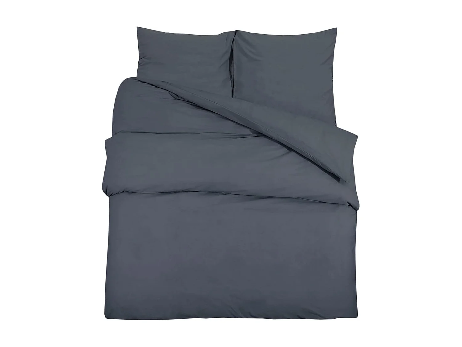 Ensemble de housse de couette Anthracite 260x220 cm Microfibre FR548515