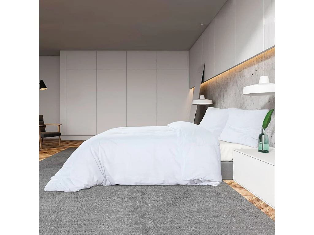 Dekbedovertrekset lichtgewicht 260x240 cm microvezel wit BE825180