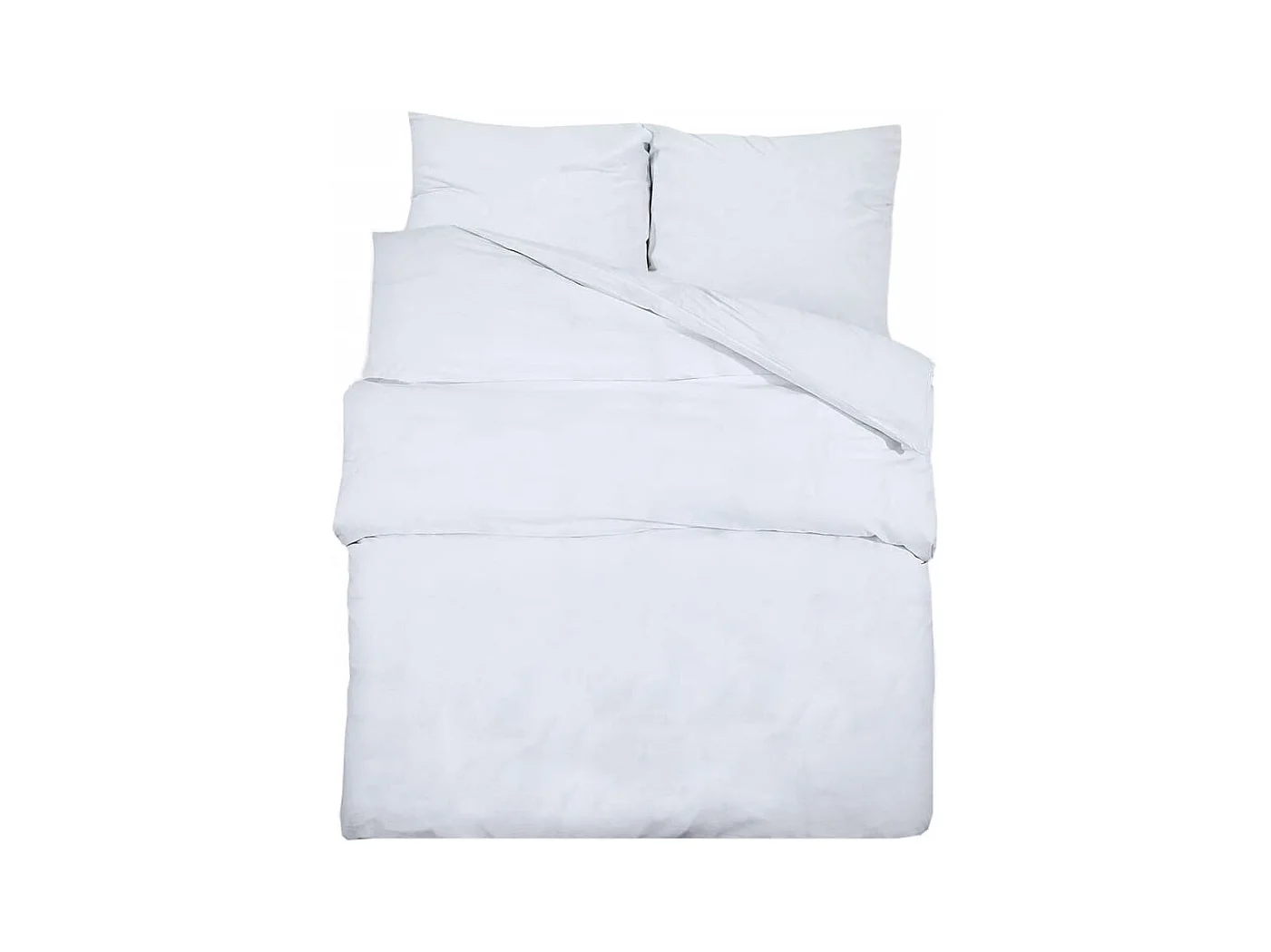 Juego de funda nórdica algodón blanco 225x220 cm ES876860