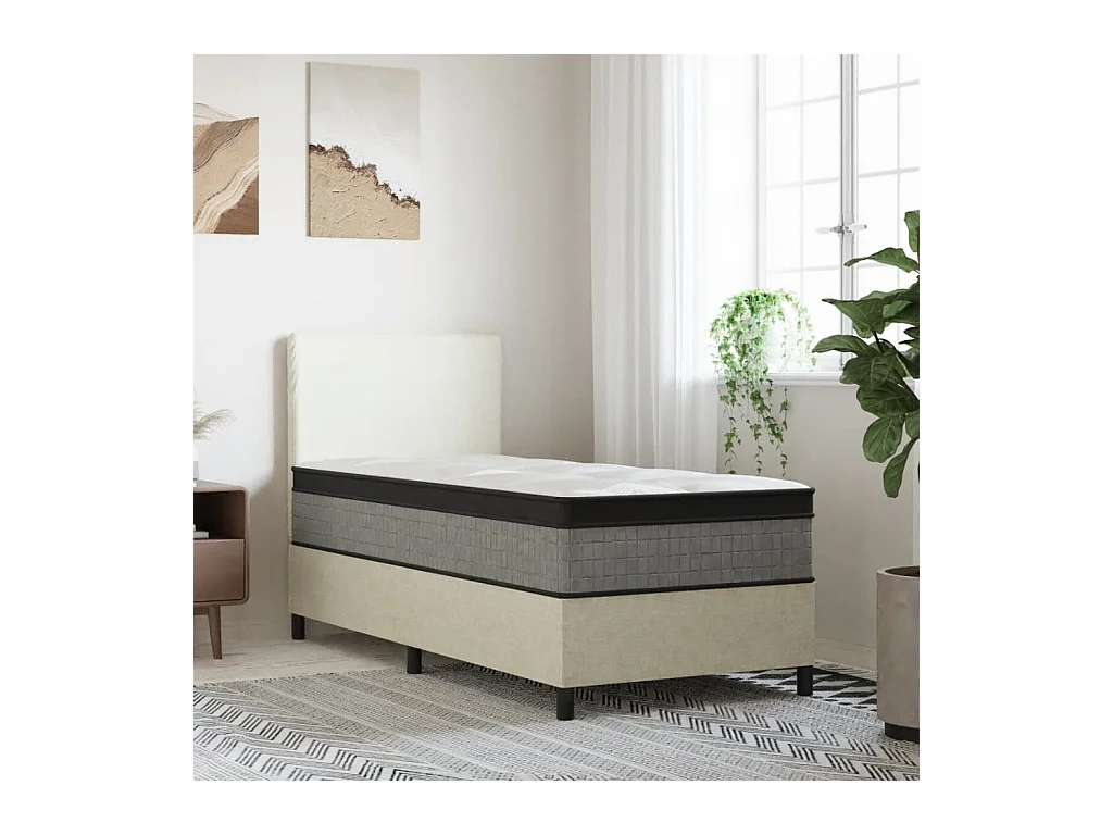 Matelas à ressorts ensachés dureté moyenne 70x200 cm FR56531