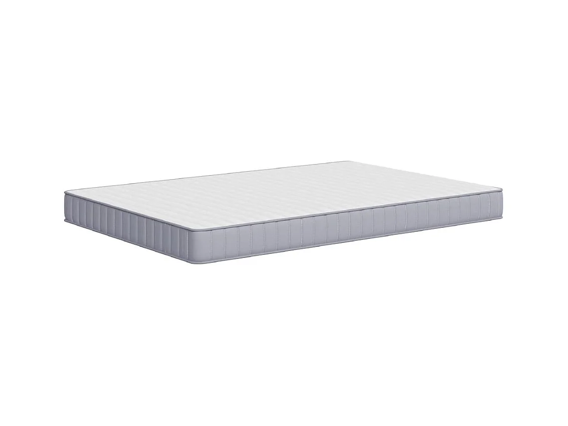 Matelas en mousse moyennement doux 140x200 cm FR79452