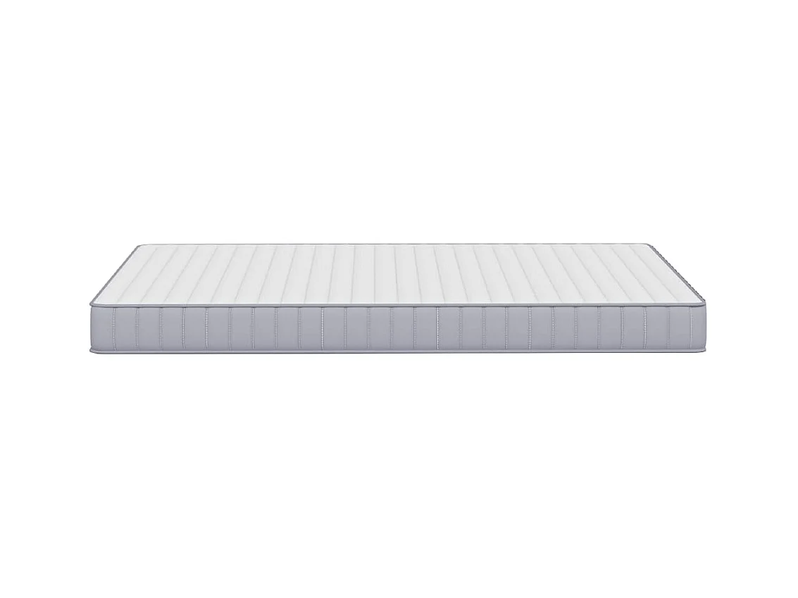 Matelas en mousse moyennement doux 140x200 cm FR79452