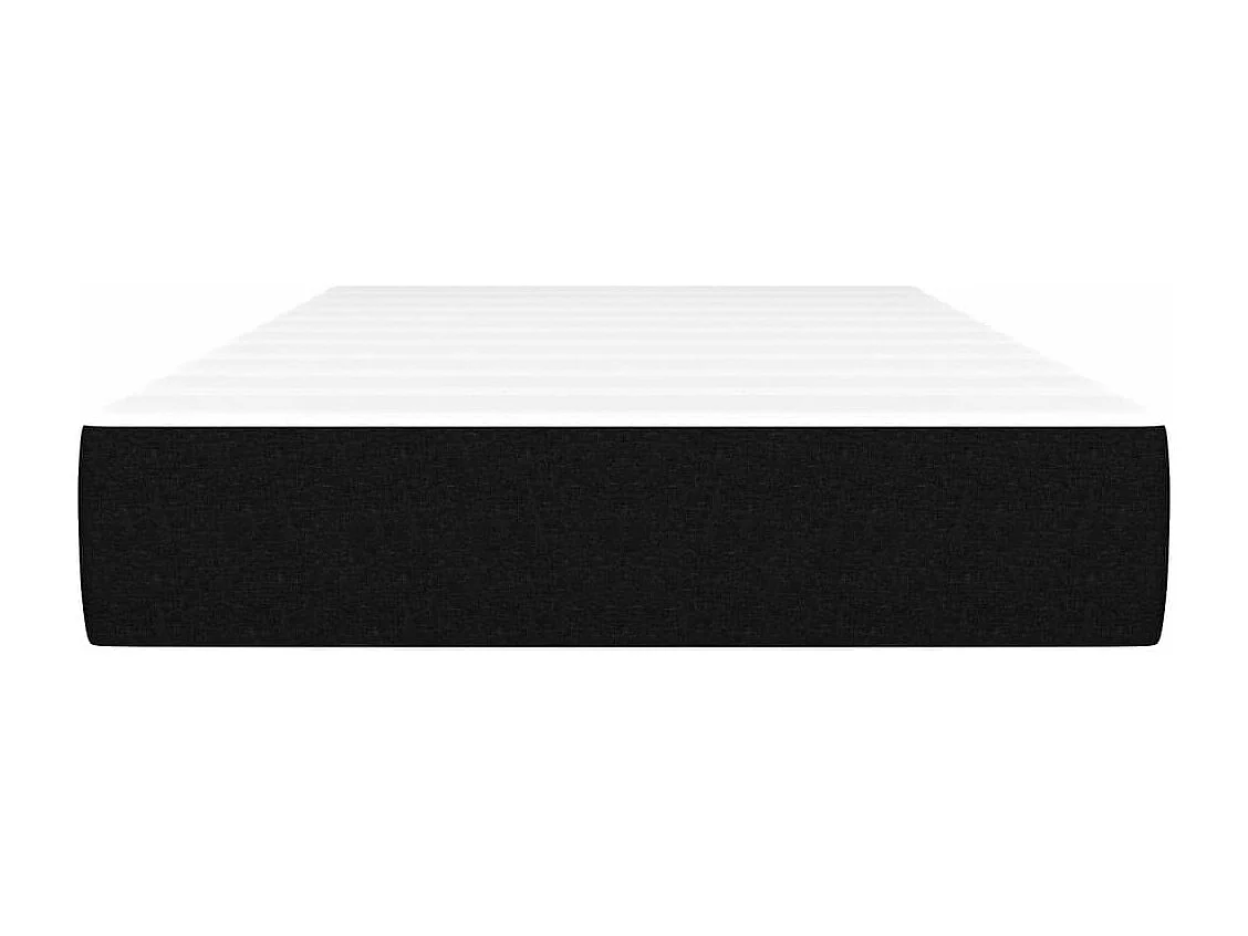 Matelas de lit à ressorts ensachés Noir 90x190x20 cm Tissu FR82953