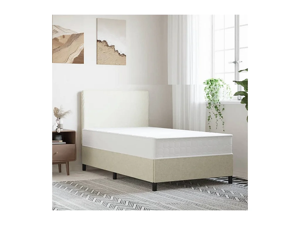 Matelas à ressorts ensachés dureté moyenne 100x200 cm FR80260