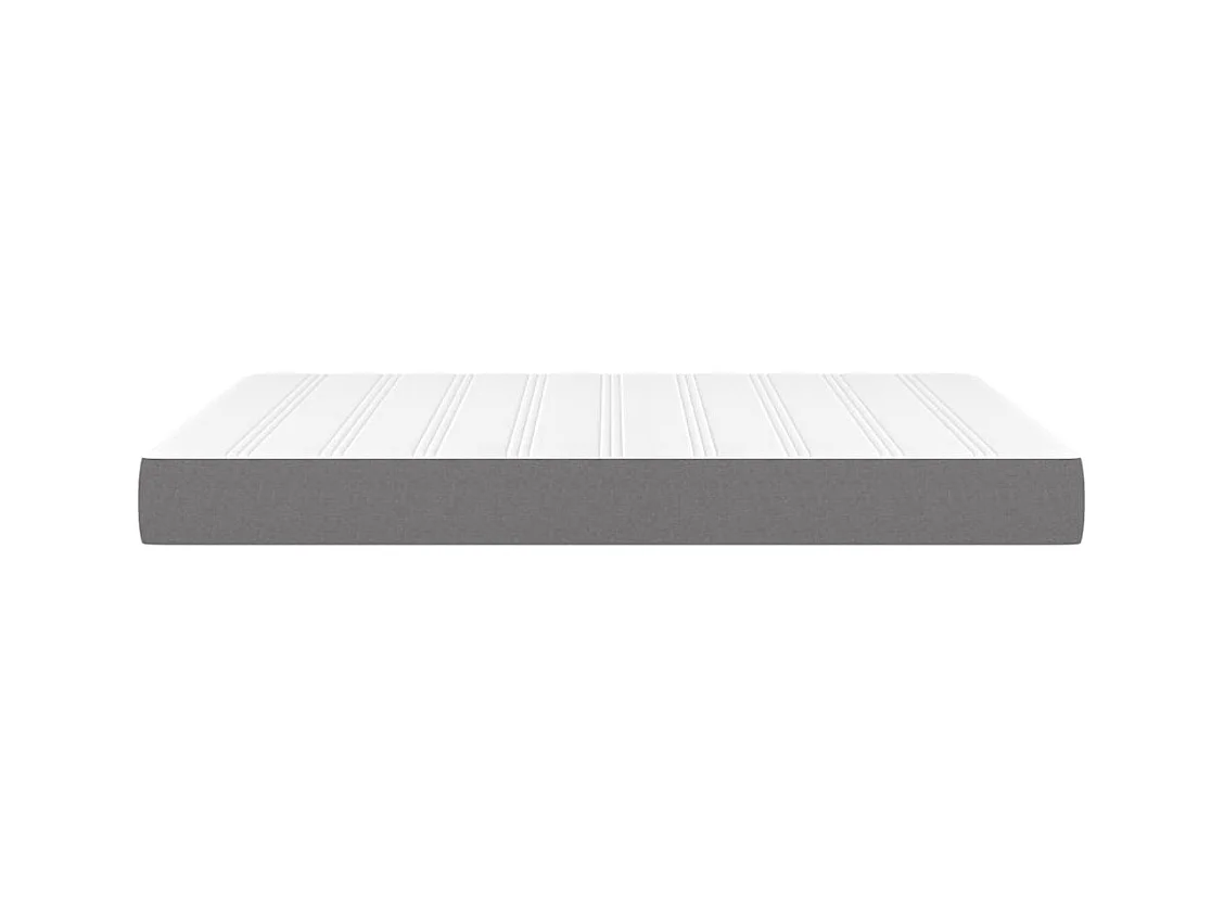 Matelas de lit à ressorts ensachés Gris foncé 140x190x20 cm FR79613