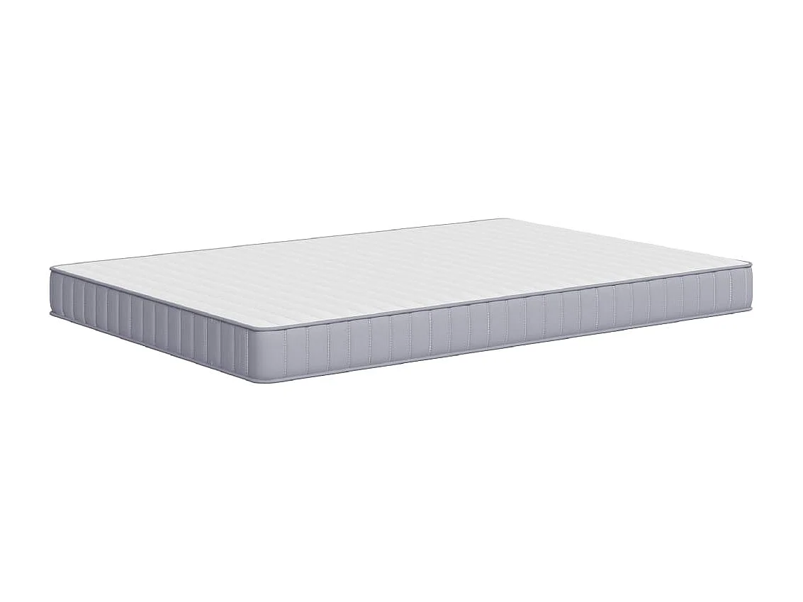 Matelas en mousse moyennement doux 140x190 cm FR42375
