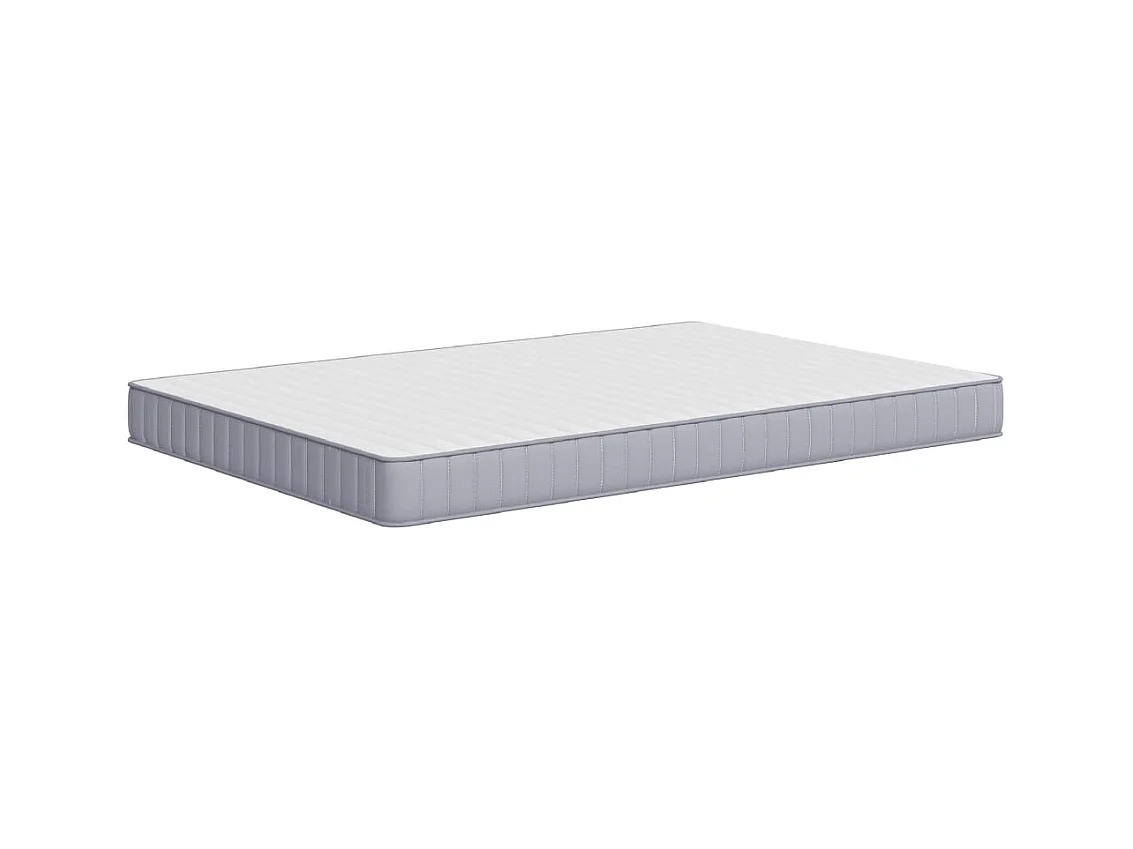 Matelas en mousse moyennement doux 140x190 cm FR42375