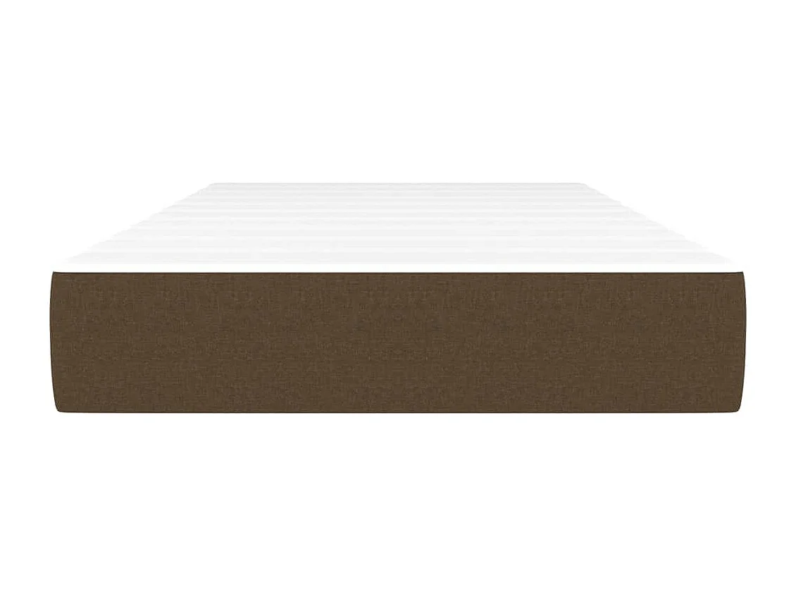 Matelas de lit à ressorts ensachés Marron foncé 80x200x20 cm FR51900