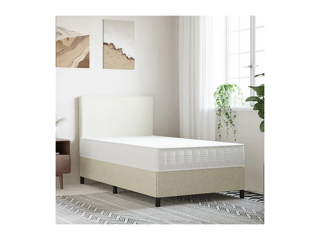 Matelas à ressorts ensachés dureté moyenne 100x200 cm FR25550