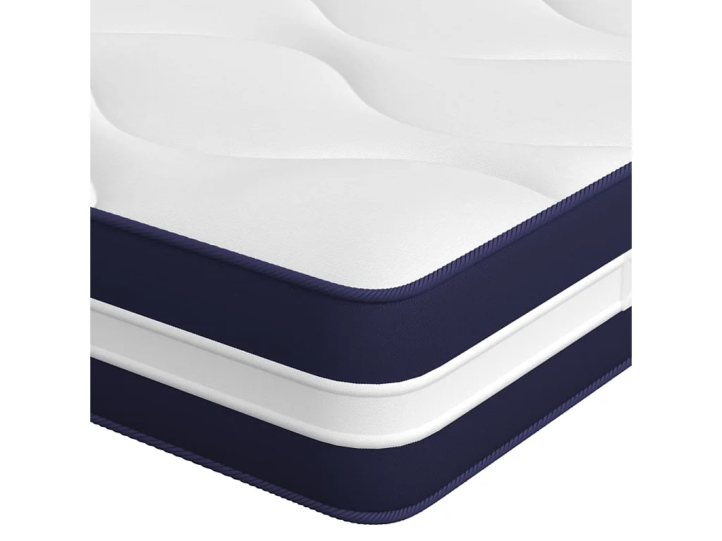 Matelas à ressorts ensachés dureté moyenne 140x190 cm FR65077