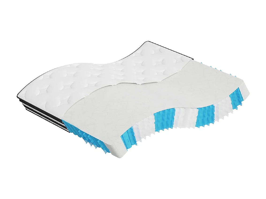 Matelas à ressorts ensachés moyen 160x200 cm FR18627