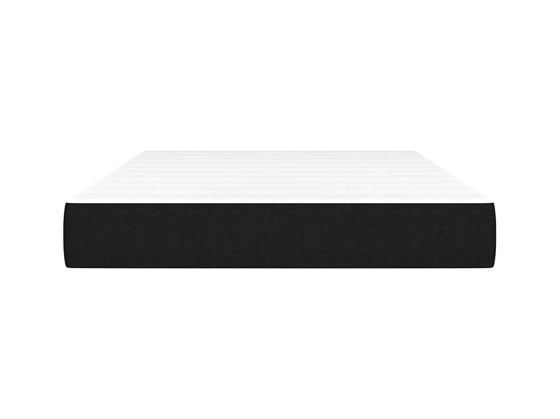 Matelas de lit à ressorts ensachés Noir 120x200x20 cm Tissu FR88265