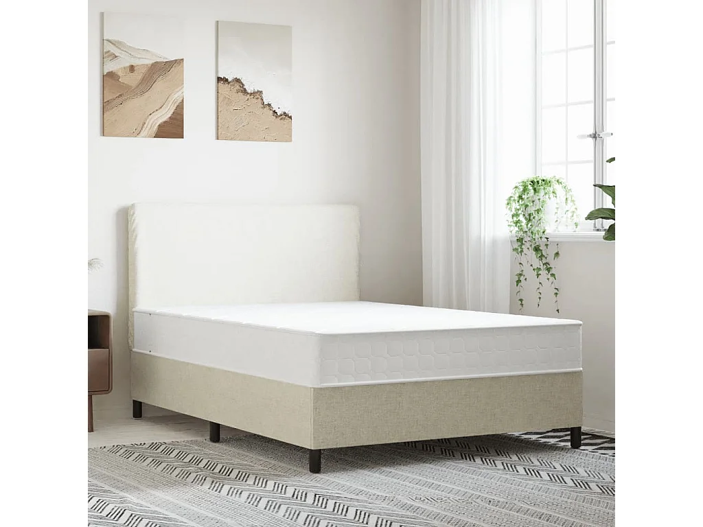 Matelas à ressorts ensachés dureté moyenne 140x190 cm FR90830
