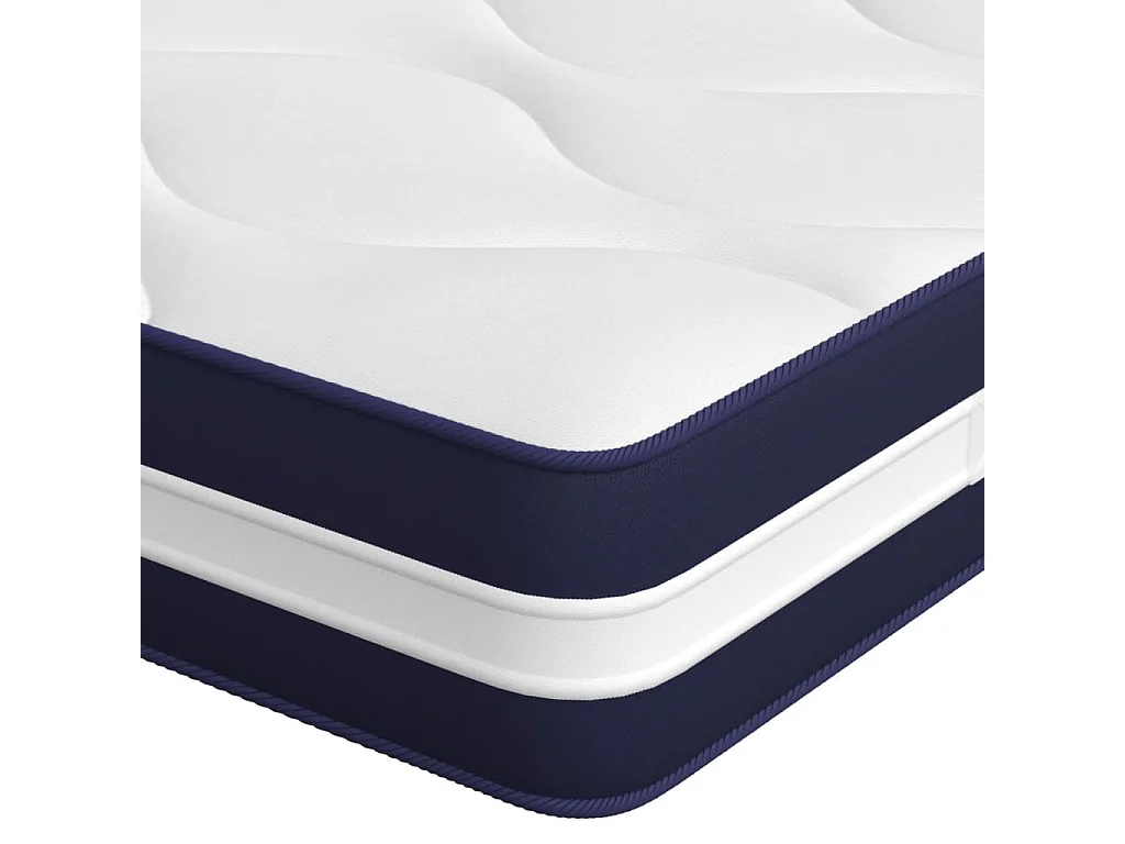 Matelas à ressorts ensachés dureté moyenne 80x200 cm FR75713