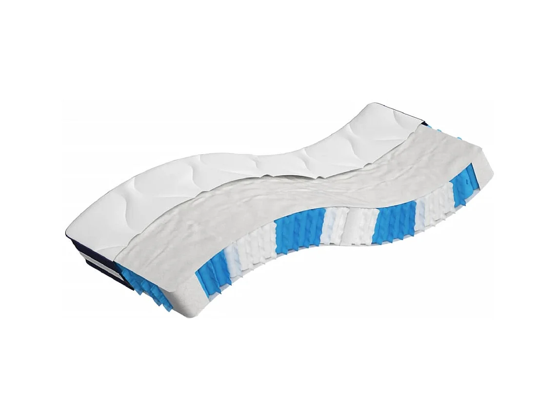 Matelas à ressorts ensachés dureté moyenne 80x200 cm FR75713