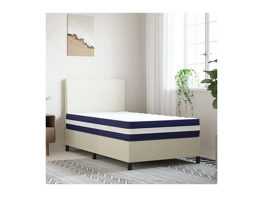 Matelas à ressorts ensachés dureté moyenne 80x200 cm FR75713