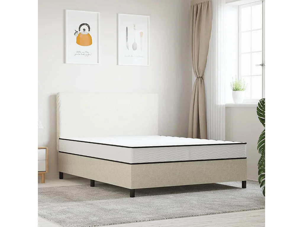 Binnenveringmatras middelhard 160x200 cm BE823409