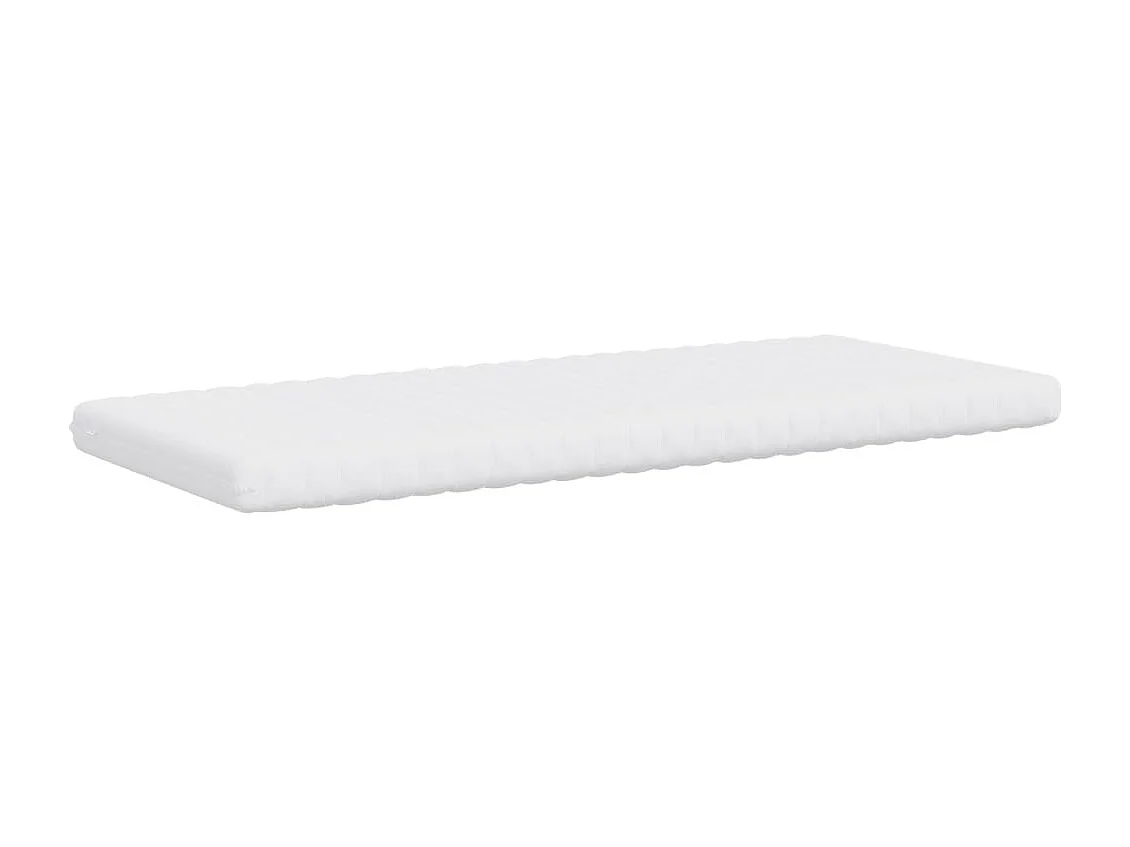 Matelas en mousse blanc 100x200 cm 7 zones dureté 20 ILD FR45411