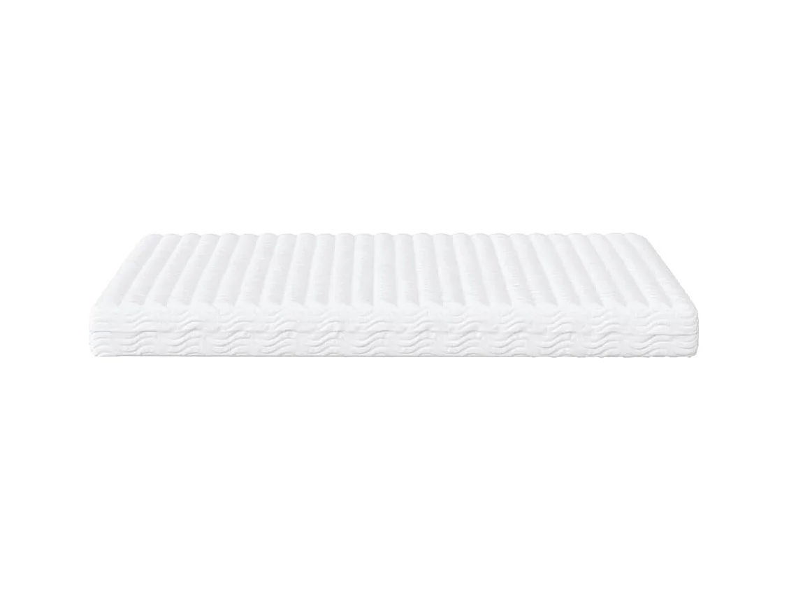 Matelas en mousse blanc 160x200 cm dureté H2 H3 FR65427