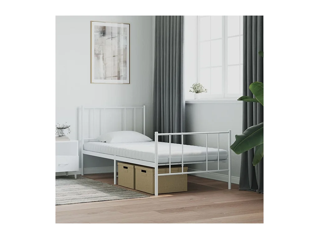Colchões de espuma 2 pcs 100x200cm 7 zonas dureza 20 ILD branco PT513906