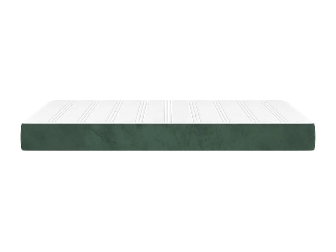 Matelas de lit à ressorts ensachés Vert foncé 120x200x20 cm FR60653