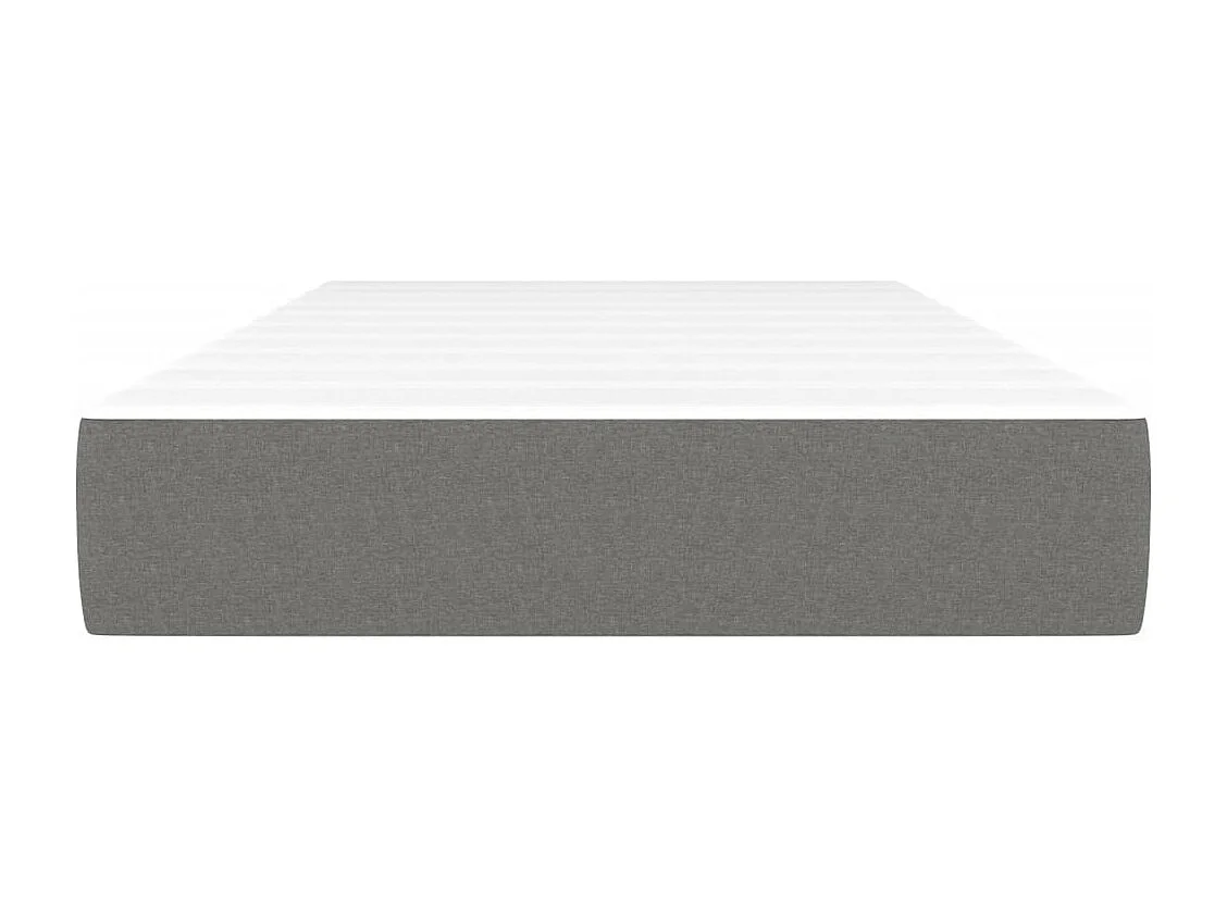 Pocketveringmatras 90x200x20 cm stof donkergrijs BE486032