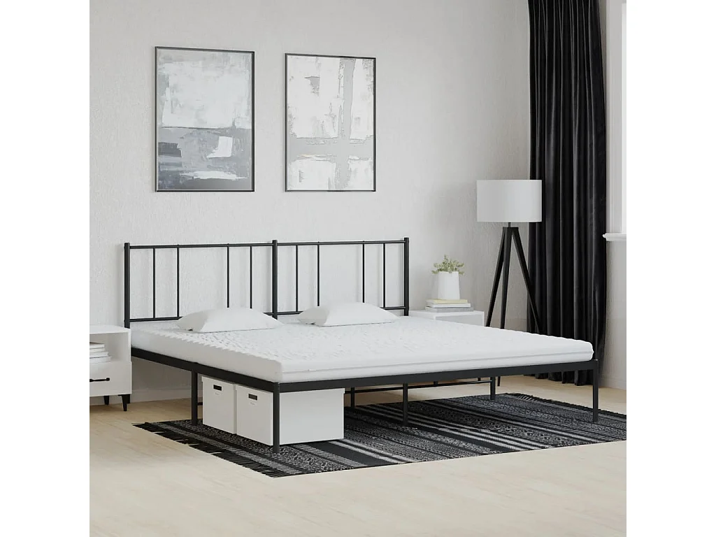 Matelas en mousse blanc 200x200 cm 7 zones dureté 20 ILD FR57538